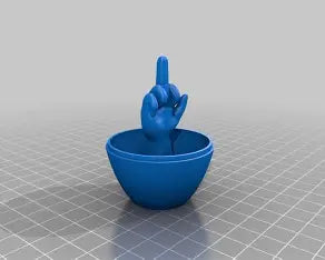 Middle finger egg