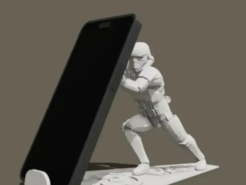Storm Trooper Phone Holder