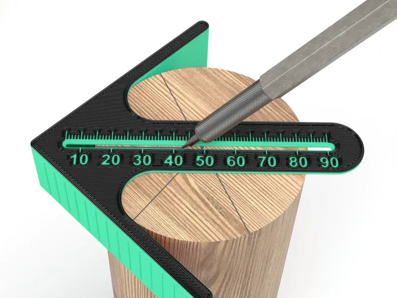 Center marker with ruler