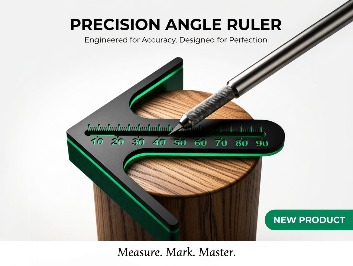 Center marker with ruler